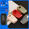 Для Toyota Hilux Fortuner Land Cruiser Camry Corolla Crown RAV4 Highland Smart TPU Мягкий чехол-брелок Оболочка Защитная крышка Держатель