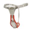 Heidi Factory Stainless Steel Universal Press Lock Chastity Belt with Chastity Pants Lock Underwear HD-GJBZCD Model Sex Toys