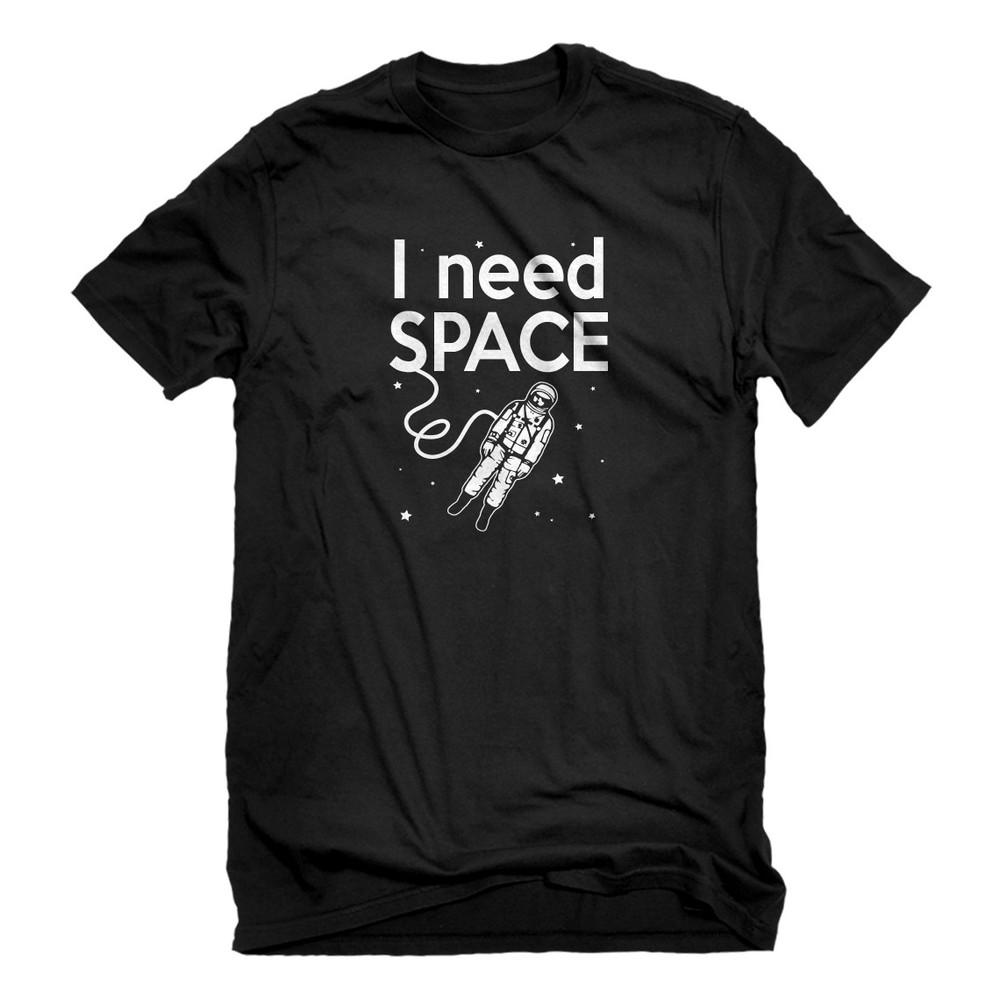 Мужская футболка с коротким рукавом I Need SPACE Унисекс футболка