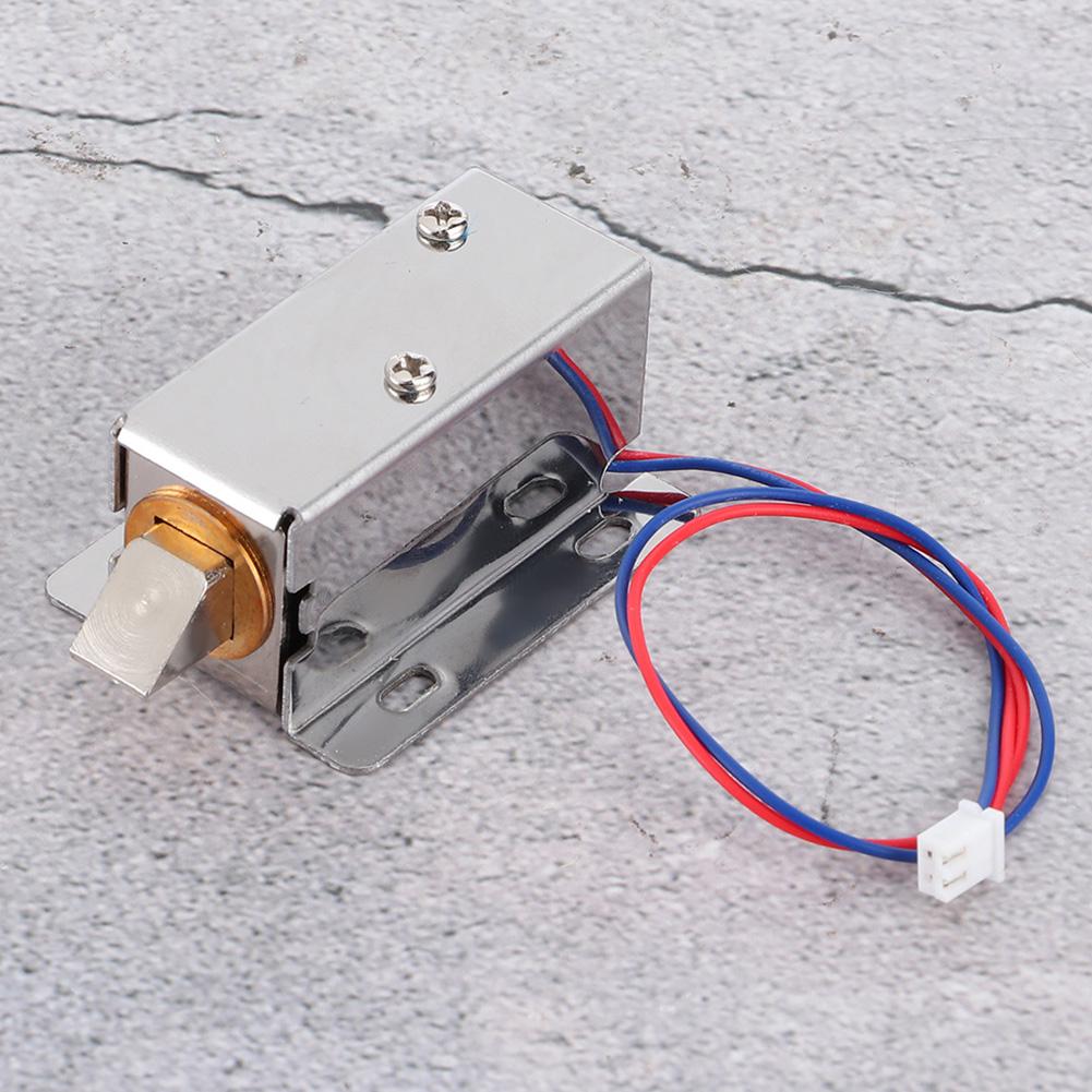 DC 12V Miniature Electromagnetic Lock Electric Control Lock for Cabinet Drawer Box