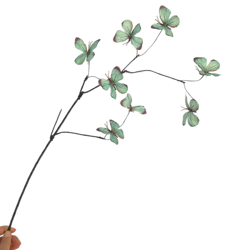 Internet celebrity explosion simulation dead branch butterfly home garden wind window flower 3D simulation dream butterfly