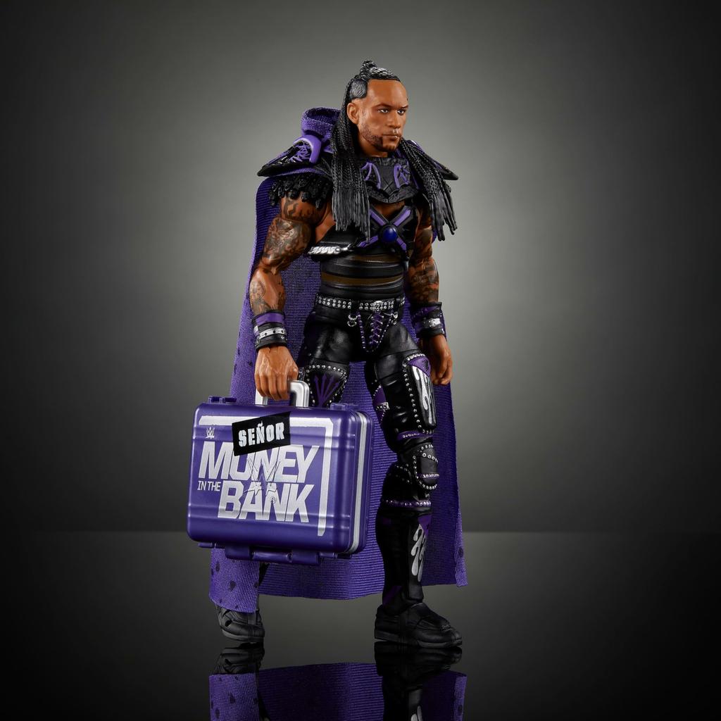Mattel WWE Ultimate Edition Аксессуары для фигурок Коллекционный набор Дамиана Приста со сменной головой, руками и 30 точками артикуляции и 6-дюймовый