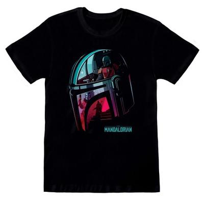Star Wars: The Mandalorian Футболка со шлемом унисекс для взрослых