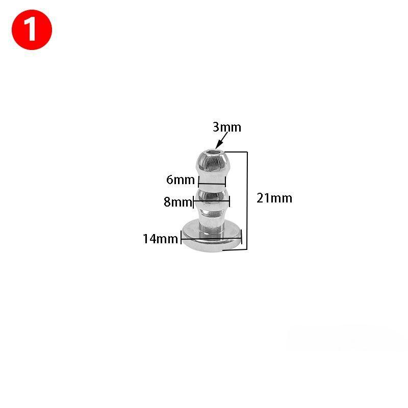 6 размеров Полый уретральный катетер-дилататор из нержавеющей стали, гей, стимулятор «лошадиного глаза», секс-игрушка 18+, мужская пробка для пениса, вставка в уретру, бусины