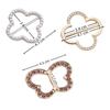 Rhinestone Tie Clips Pearl Shirt Clip Buckle Fashion Shirt Clip  for Women Lady