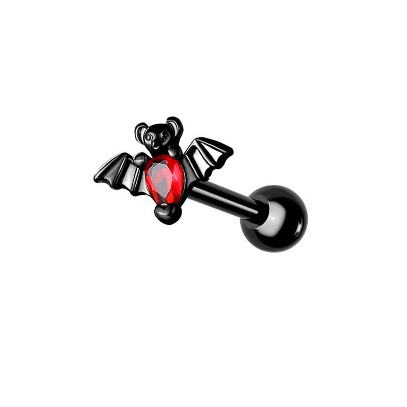 Geometric Stainless Steel Butterfly Belly Button Ring With Wing And Chain Design For Men And Women