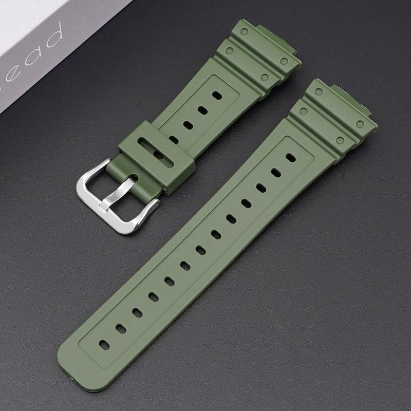 16-мм силиконовый ремешок для часов Casio G-Shock DW-6900 5600E GW-M5610 GA-2100 GD110 GLS8900, мягкий полимерный ремешок на запястье