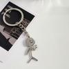 One Bag Cartoon Fun Doodle Matchmaker Keychain Stainless Steel Couple Pair Of Figurines Pendant