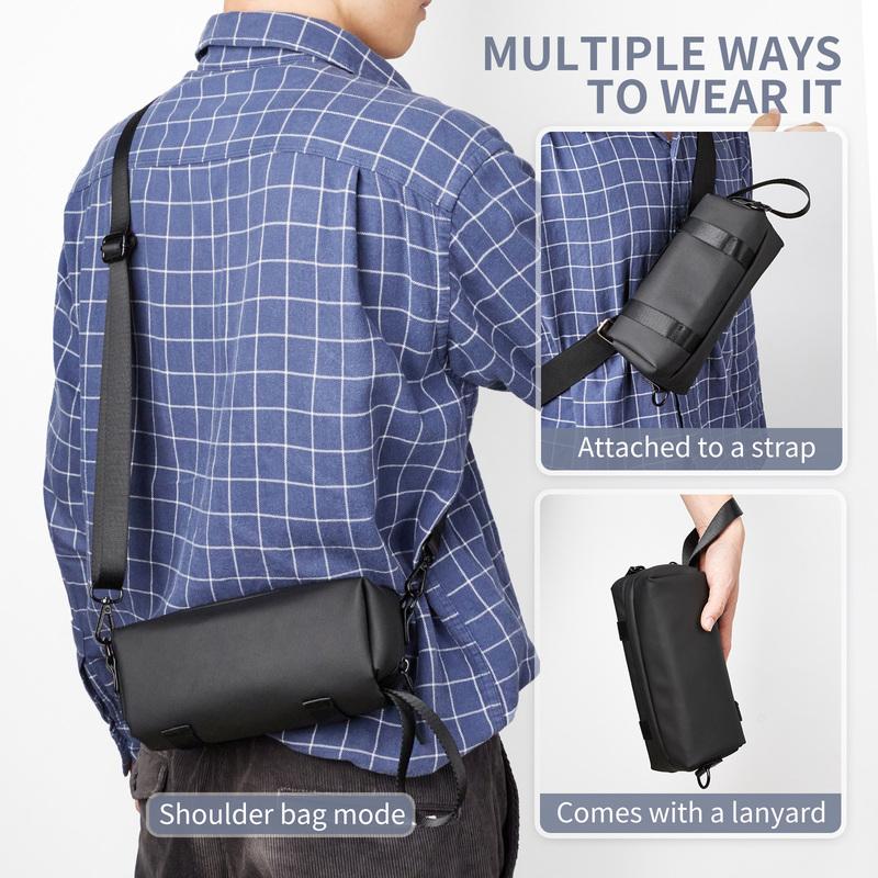 Portable Carrying Case for DJI Osmo Pocket 3/4 Multilayer Protective Storage Bag with Accessories Compartment