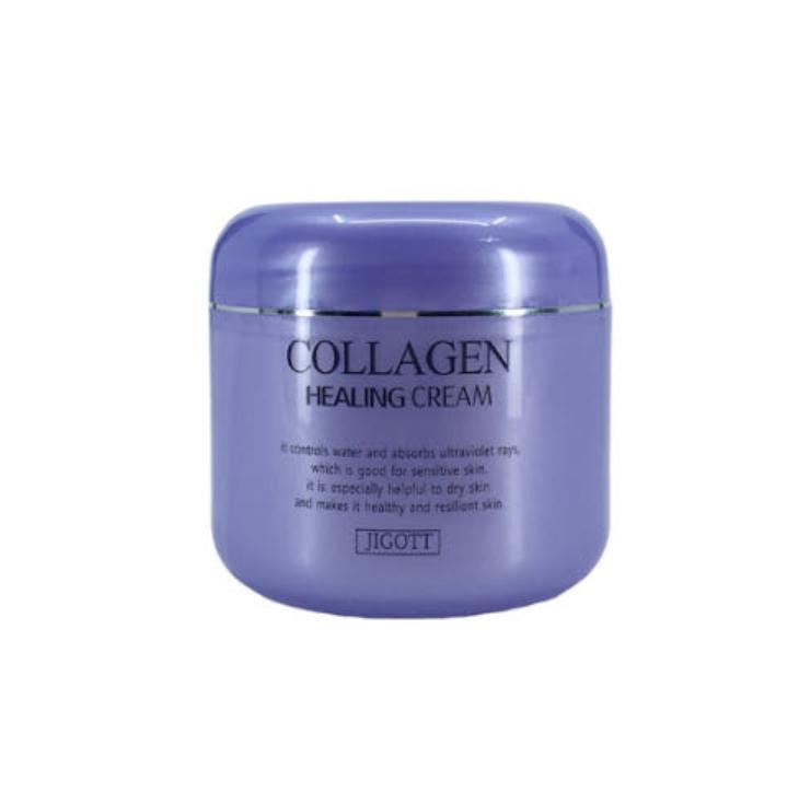 Jigott Коллагеновый лечебный крем 100 мл – увлажняющий крем против старения