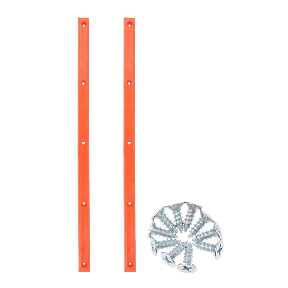 Reduce Friction Skateboard Rails Edge Protect Strip with Mounting Screws Anti-collision Strip