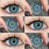 1 пара новых цветных модных линз, линзы коричневого цвета для глаз, цветные зрачки для глаз, синие линзы, ежегодные серые линзы для глаз