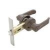 Resin Lever Partition Lock, Replacement for Bathroom Doors, 32M65PLV-100, Bronze, 100mm Backset (1251-8914)