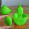 Easter Egg Middle Finger Prank Gift for Adults Funny 3D Printed Rude Egg Gag Hilarious Surprise Easter Basket Filler