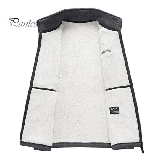 Флисовый жилет, пальто, воротник-стойка, безрукавка, с бархатным внутренним слоем, застежка-молния, карманы, утеплитель, жилет, куртка