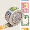 Masking Tape MT EX 2,5 cm timbres animaux - postage stamp
