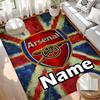 Custom Name Personalized Arsenal F.C Print Carpet, Versatile Home Decor Rug, for Playroom, Apartment, Balcony, Entryway, Hallway Gift