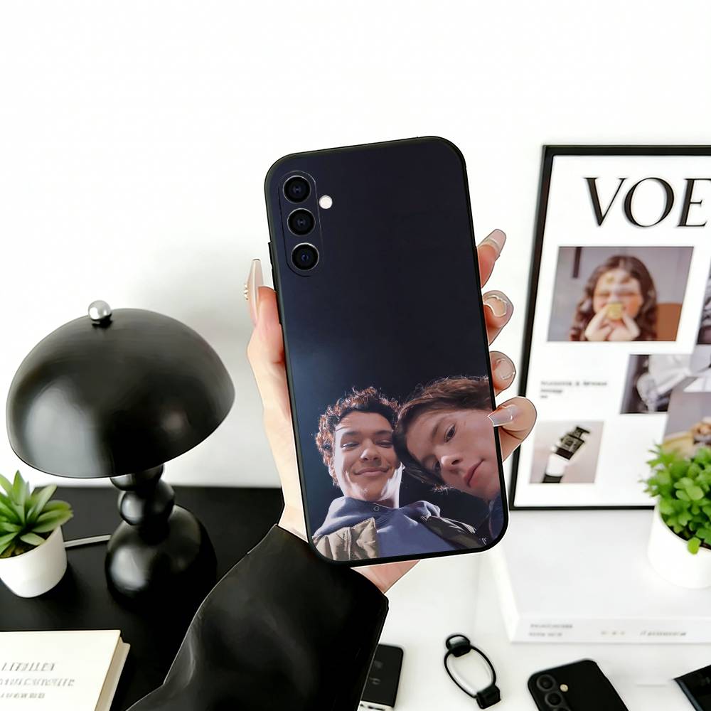 Y-Young R-Royals S3 Phone Case For Samsung Galaxy A73,A72,A71,A70,A53,A52,A51,Soft Silicone Black Cover