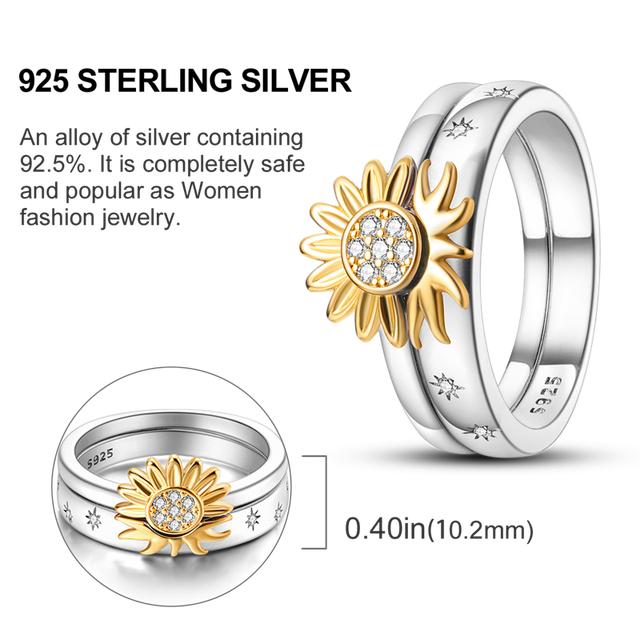 Кольцо из стерлингового серебра 925 пробы с изображением солнца и радуги, кольца-бабочки, украшенные бисером для женщин, дизайн, роскошные ювелирные изделия, подарок для вечеринки