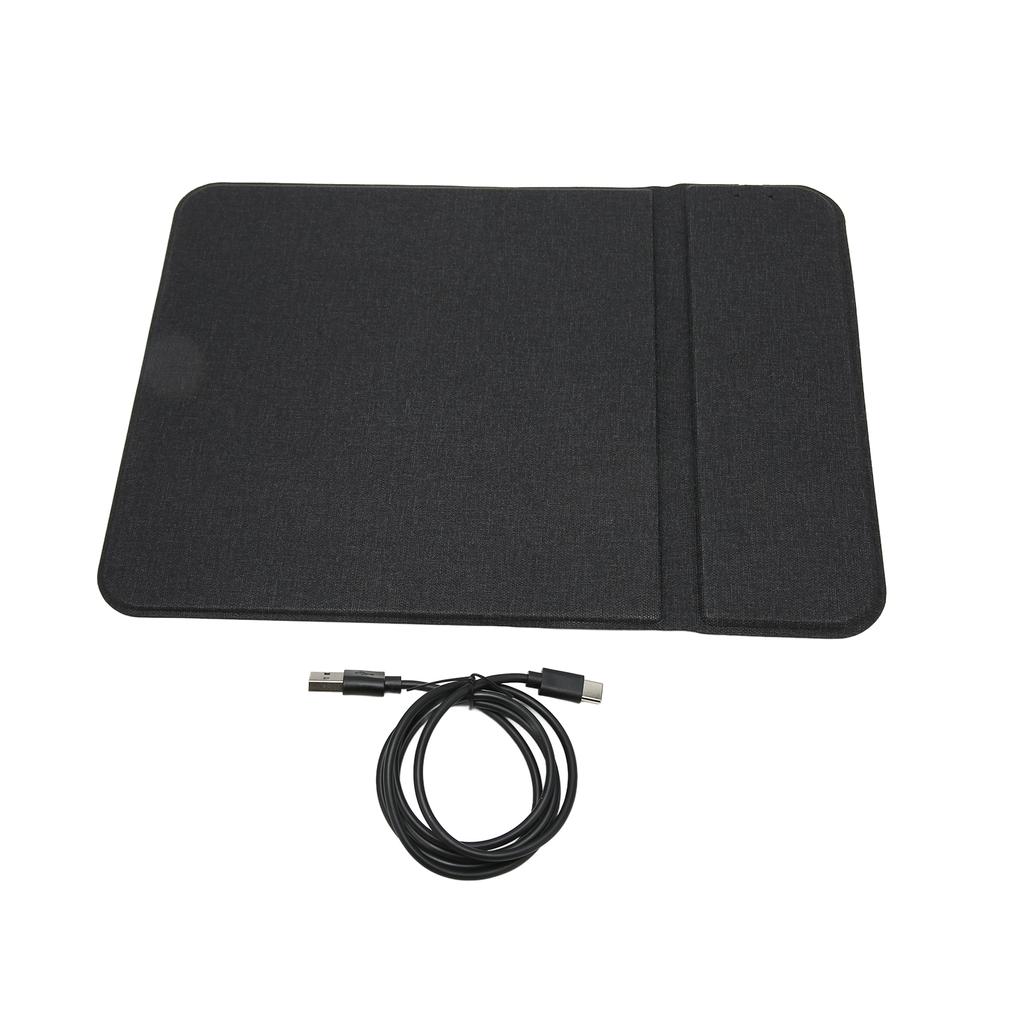 Зарядный коврик для мыши Qi Standard Slip Resistance Base 15W Быстрая зарядка коврик для мыши для домашнего офиса