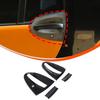 Накладка на дверную чашу (внешняя), глянцево-черная, для LHD Benz Smart Fortwo 451 2009-15