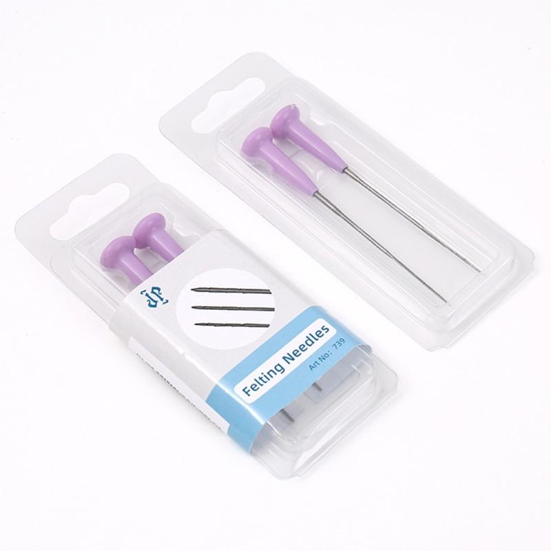 6Pcs Felting Needle Wool Felting Needle with Comfortable Grip for Beginner Professional