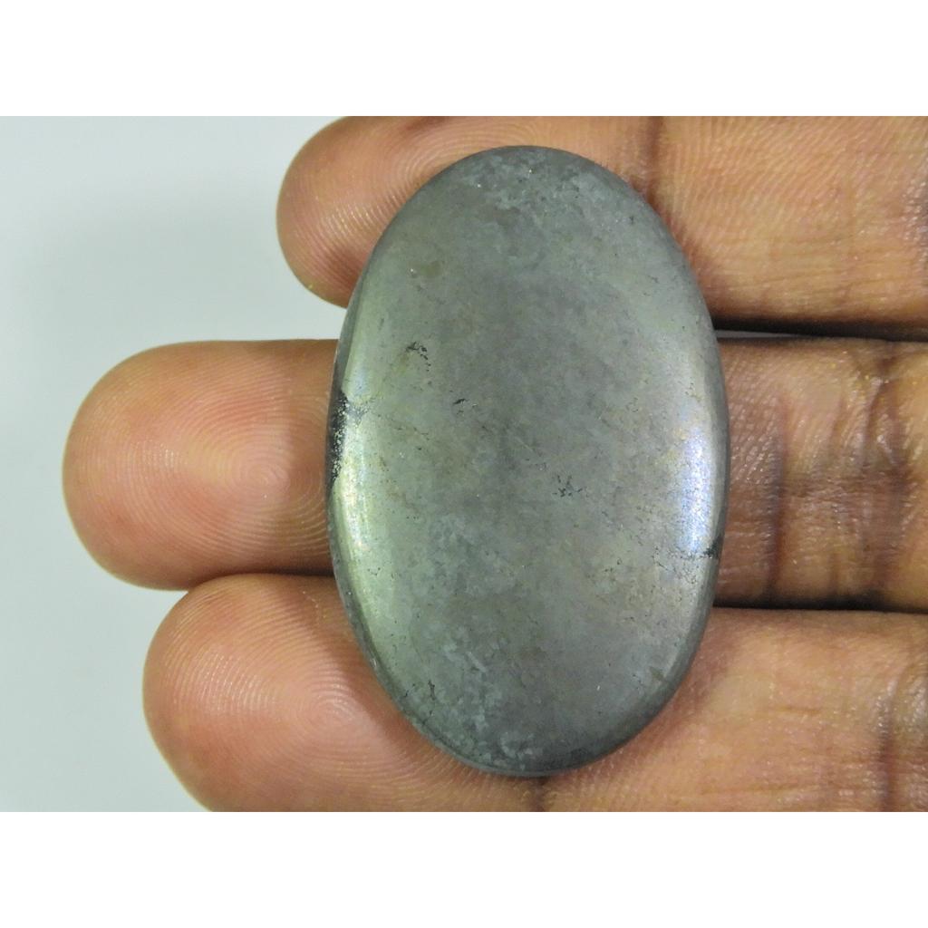 92Cts. 100% Натуральный Апаче Золото Овальный Кабошон Свободный Драгоценный Камень 26X41X05 ММ ET-163