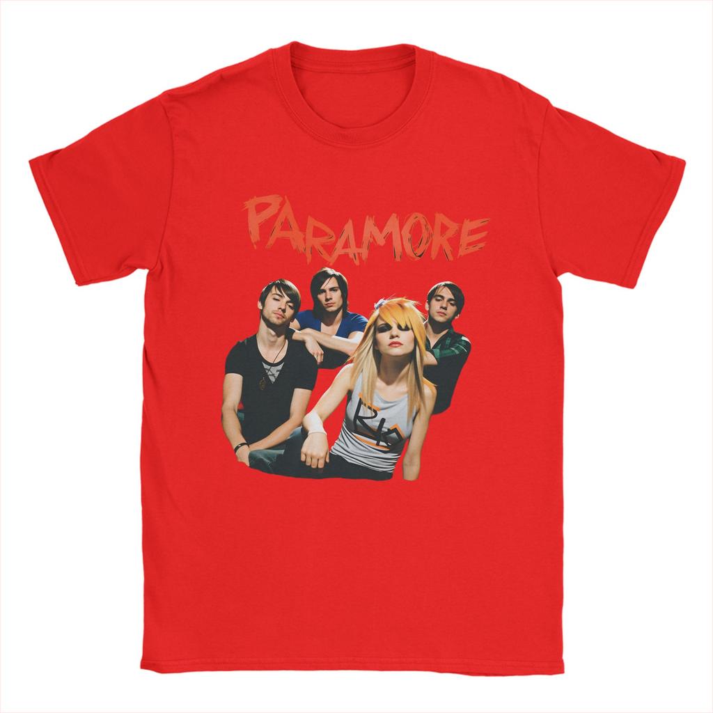 Paramore Band Cotton TShirt For Mens Summer Vintage T Shirts O Neck Leisure Tees Plus Size Cheap Clothes