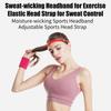 Спортивная повязка на голову для мужчин и женщин, тонкая эластичная повязка на голову для тренировок с регулируемой пряжкой, повязка на голову для бега и футбола