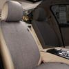 High-quality Universal Linen Car Seat Cushion Four Season Single Piece Butt Support Three Piece Set for Rear Seats