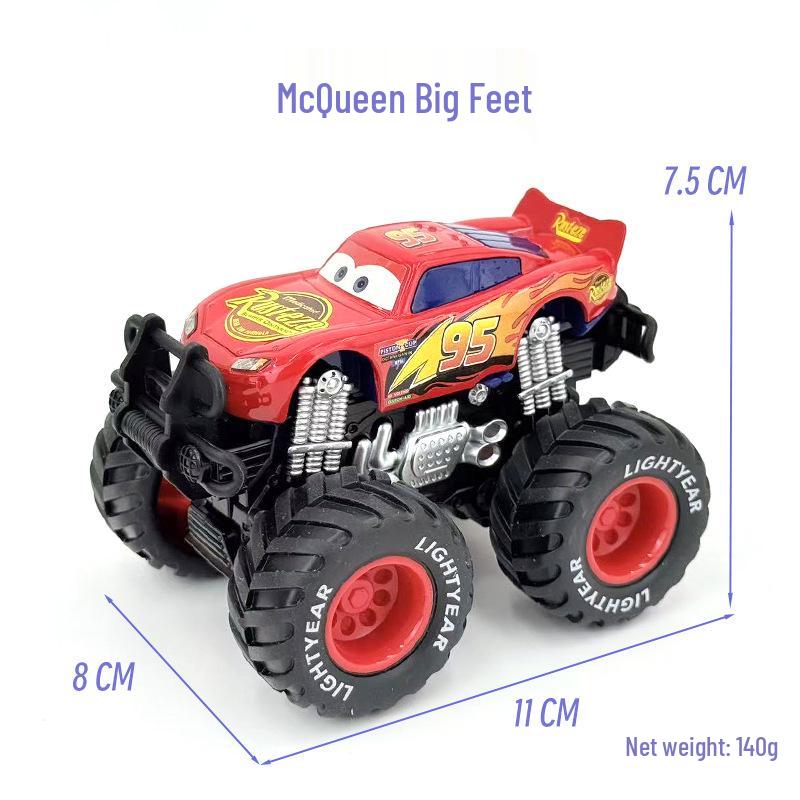 Инерционная машинка МакКуин и Мэтр Внедорожник Big Foot из сплава - Черная Буря