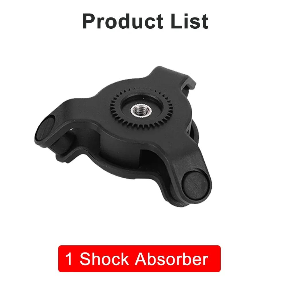 Держатель для телефона для мотоцикла, велосипеда, противоскользящий амортизатор, подставка-держатель для телефона, вращающийся на 360°, противоударный, кронштейны для крепления телефона на руль