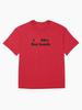 Westlife I love 90's Boy bands black red Oversized T-Shirt