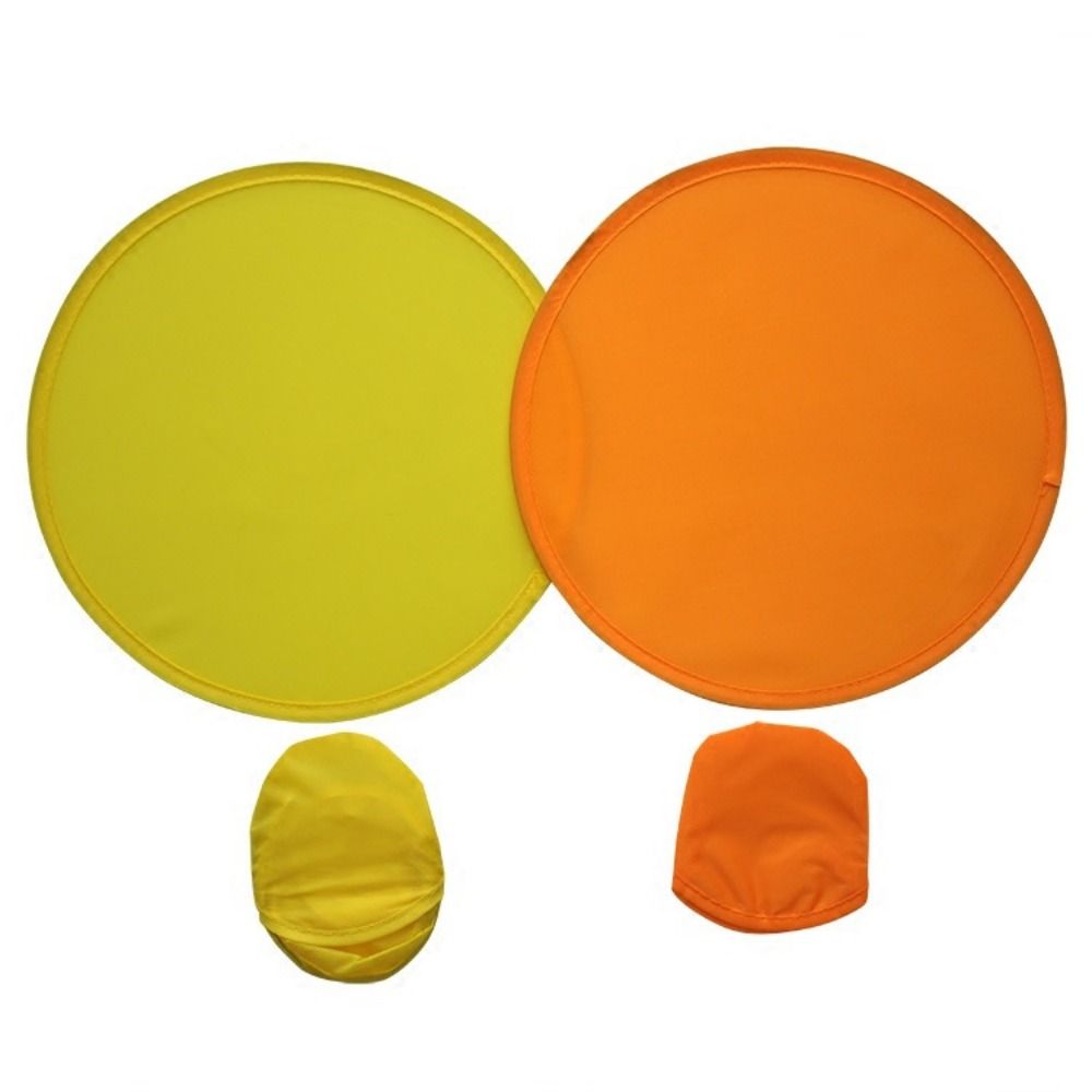 Collapsible Solid Color Summer with Pocket Round Circular Fan Folding Fans Child Toy for Outdoor