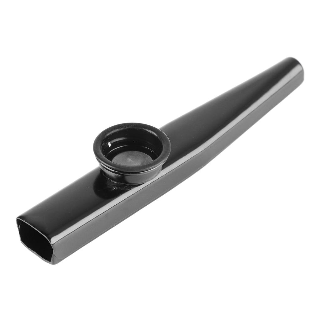 Металлический Kazoo Алюминиевый Легкий Портативный Kazoo Гитара Партнер Флейта Музыкальный Инструмент Подарок Черный