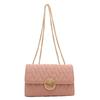 Trendy 2024 Simple Chain Crossbody Bag Chic Quilted Shoulder Bag For Women Fashion