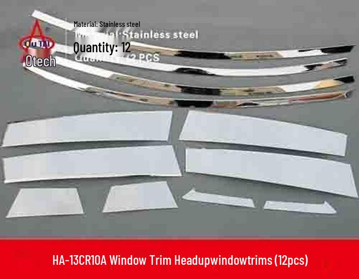 Otai Кастомная отделка окон для Honda Lingpai: Яркие накладки на верхнюю и центральную стойки