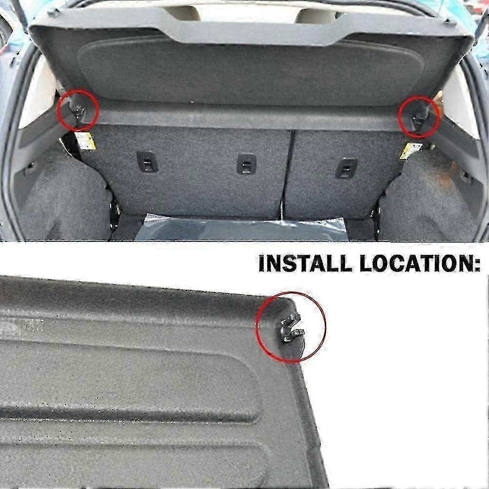Best Rear Trunk Load Cover Parcel Shelf Clips Bracket Mount For Focus Mk3 3 Mondeo 4 Mk4 Fiesta Mk7 Mk8