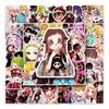 50 Anime DIY Graffiti Peripheral Suitcase Tablet Car Decoration Stickers