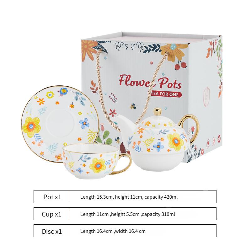 Послеобеденный чайный сервиз Керамический чайник для матери и ребенка Кофейник