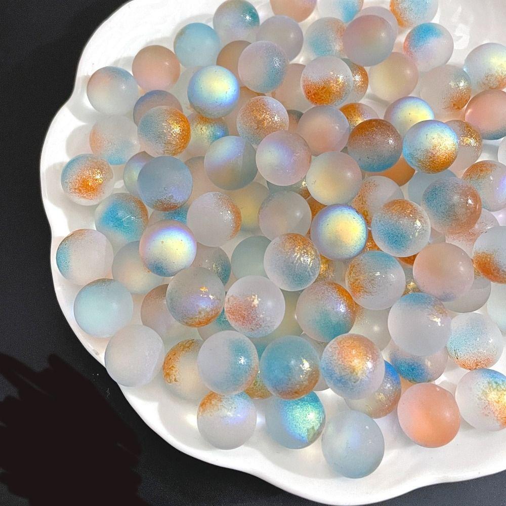 Clear Pinball Machine Charms Glass Beads Aquarium Toy Glass Marbles Balls Fish Tank Vase Decor