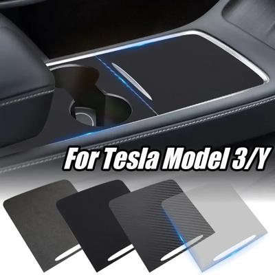 Защитная пленка для центральной консоли автомобиля Tesla Model 3/Y, защитная декоративная наклейка для салона автомобиля, аксессуары для модификации и стайлинга