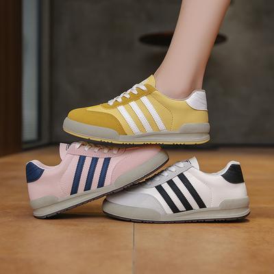 Женские кроссовки на толстой подошве, немецкие тренировочные кроссовки, весна-лето 2025, новинка, сетчатые дышащие маленькие белые кроссовки, супер огонь, универсальные повседневные спортивные кроссовки