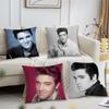 Наволочка Singer E-Elvis Music P-Presley для дивана, прикроватной тумбочки, спальни, спинки, гостиной, офиса, подушка, квадратная, с принтом, несколько