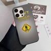 Чехол для телефона с рисунком «Не трогай мой телефон» для iPhone 17 16 15 11 12 13 14 Pro Max Мягкий гофрированный силиконовый чехол