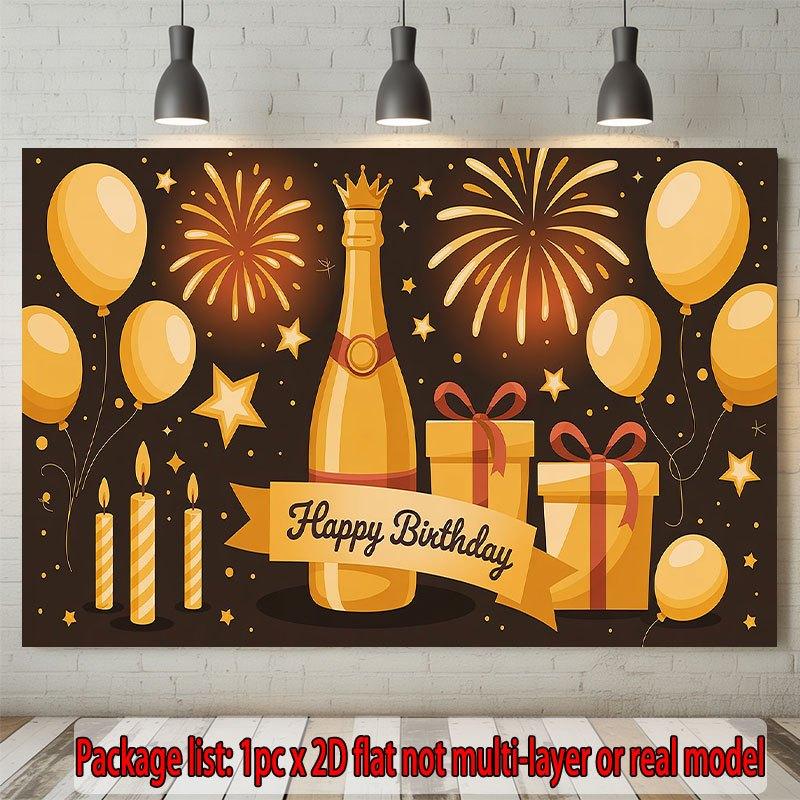 Party Backdrop Flat Golden Elements Events Wedding Coming Ceremony Four Seasons Event Photo Background Front Door Decor