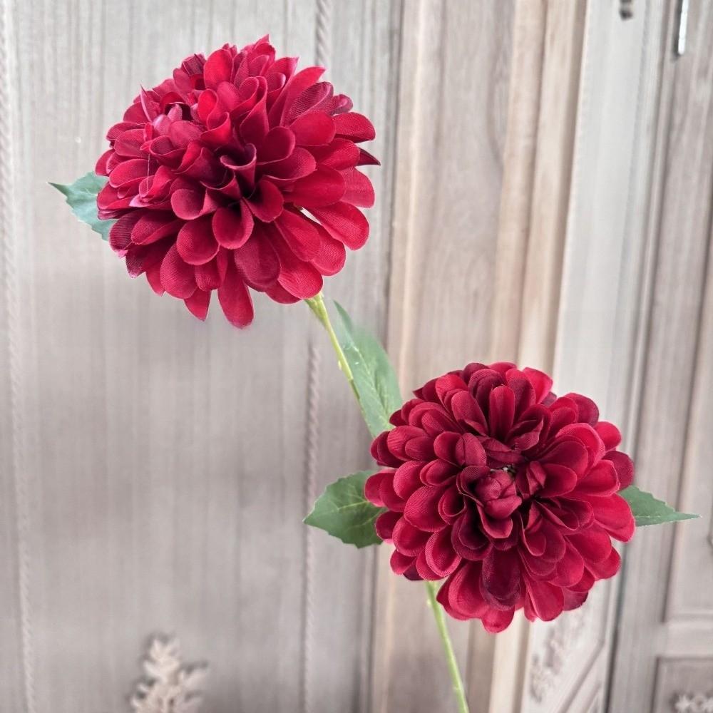 New Silk Artificial Dahlia Flowers Decorative Bouquet Chrysanthemum Fake Flower Floral Artificial Faux Plants Wedding