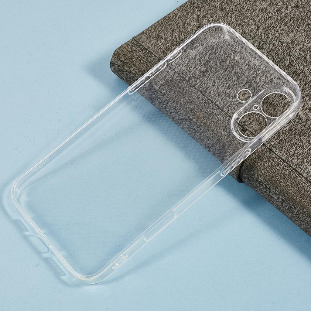 For iPhone 16 Case 1.2mm Ultra Thin Crystal Clear TPU Phone Cover