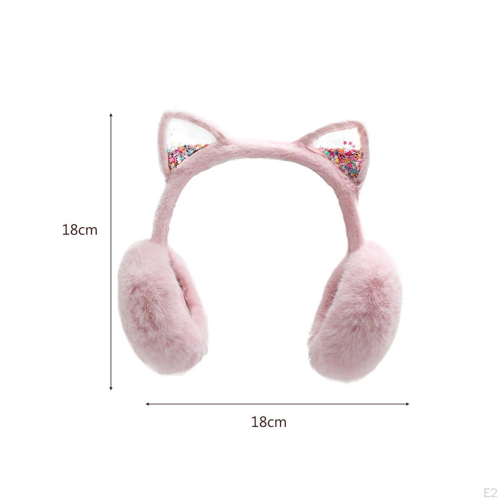 Cozy Winter Ear Warmers for Children - Foldable Earmuffs Boys and Girls