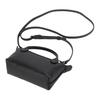 Longchamp Le Pliage Xtra Embossed Logo Detachable Adjustable Shoulder Strap Leather Mini Shoulder Crossbody Bag Women bags Black 34205987001